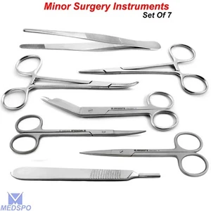 Minor Surgery Suture Scissors Dissection Forceps Tweezers Surgical Instruments - Picture 1 of 15