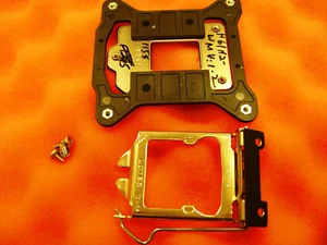 ECS H61H2-WM V. 1.2 sistema desktop scheda madre socket CPU fermo e piastra posteriore - Foto 1 di 11