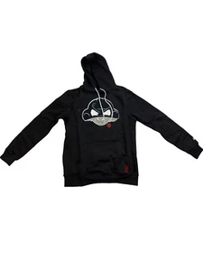 Monkey Money mens 100% AUTHENTIC L/S Hoodie Pullover Size Large black Logo - Picture 1 of 6
