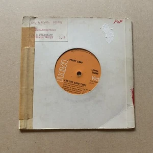 PERRY COMO - For The Good Times / Sing 7"x45rpm Single - Picture 1 of 4
