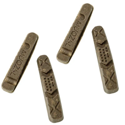 4 Piezas Pastillas de Freno Bicicleta C/V Freno Rueda de Carbono Bicicleta Bloque de Freno Accesorios Foto 1 de 4