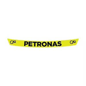 Lewis Hamilton 2023 Yellow Helmet Visor Strip - Visor Sticker Car Helmet - Picture 1 of 1