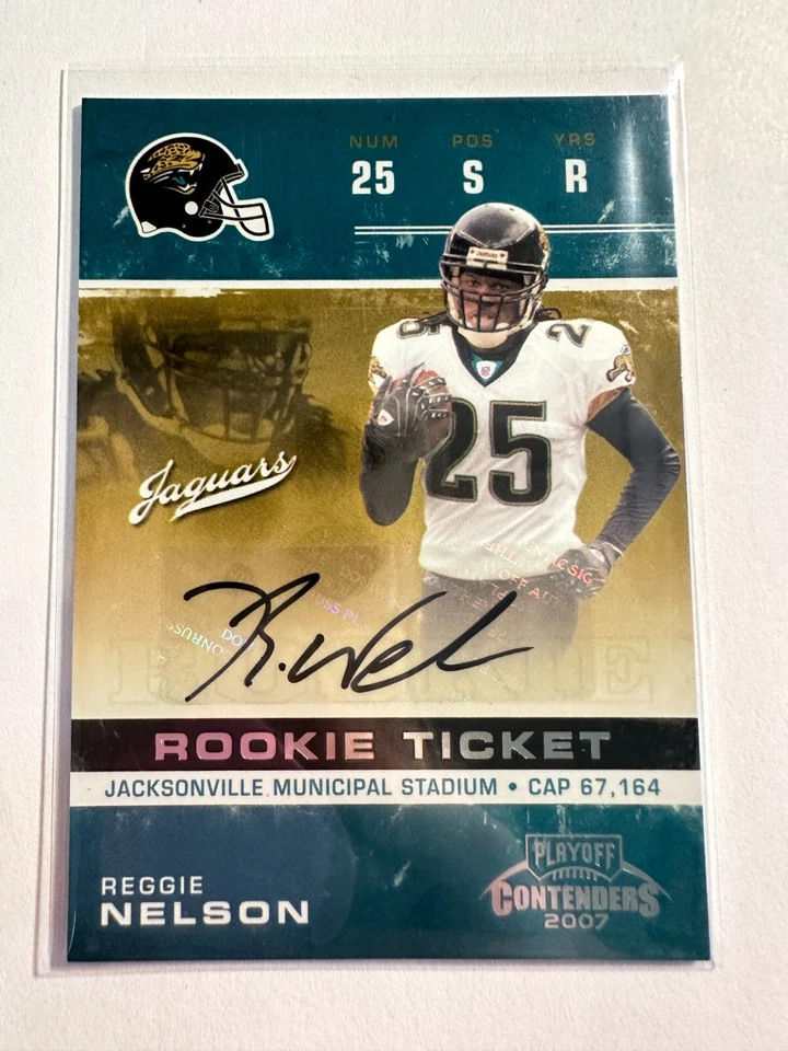 K100,528 - 2007 Playoff Contenders #212 Reggie Nelson Auto RC - Image 1 of 1