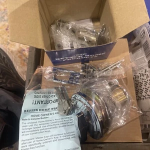 Better Home Products Chrome Single Cylinder Standard Deadbolt Lock - Picture 1 of 3