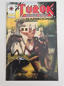 Vintage Valiant Comics Turok Dinosaur Hunter Yearbook #1 1994 Mon-Ark Lives - Picture 1 of 2