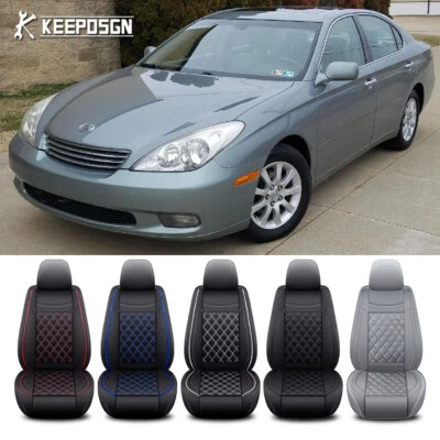 Juego completo de funda cojín respaldo 2 asientos/5 asientos trasero delantero para Lexus ES 330 PU Foto 1 de 4