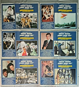6 fotobuste poster  AGENTE SEGRETO 007 MOONRAKER roger moore ian fleming   ZA20 - Imagen 1 de 1