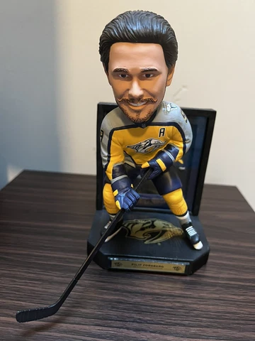 RARE Nashville Predators FILIP FORSBERG Bobblehead NHL Hockey Reverse Retro Cover