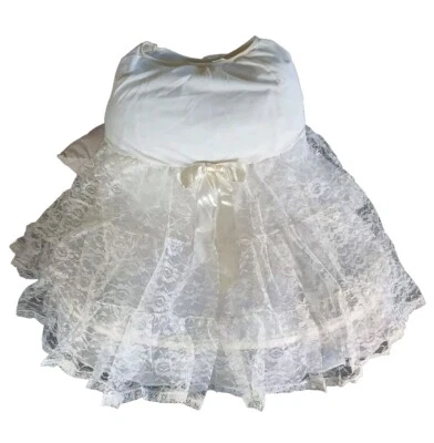 Fantasia anágua Hoops My Dear White Slip By I. & M. Co. LTD tamanho pequeno feminino - Imagem 1 de 4