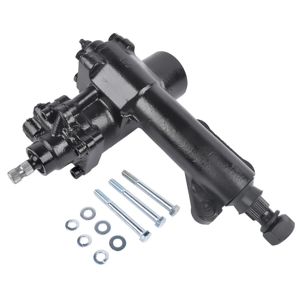 Caixa de engrenagens de direção hidráulica preta para Chevrolet Bel Air 150 210 Del Ray/Nomad 55-57 - Imagem 1 de 4