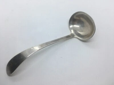 Antigua cuchara salsa de desierto de caña en punta Barton Dominick Haff Sterling .925 Foto 1 de 3