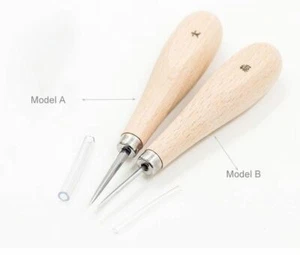 Japan Craft Leathercraft Stitching Awl Sewing Leather Professional Diamond Point - Picture 1 of 3