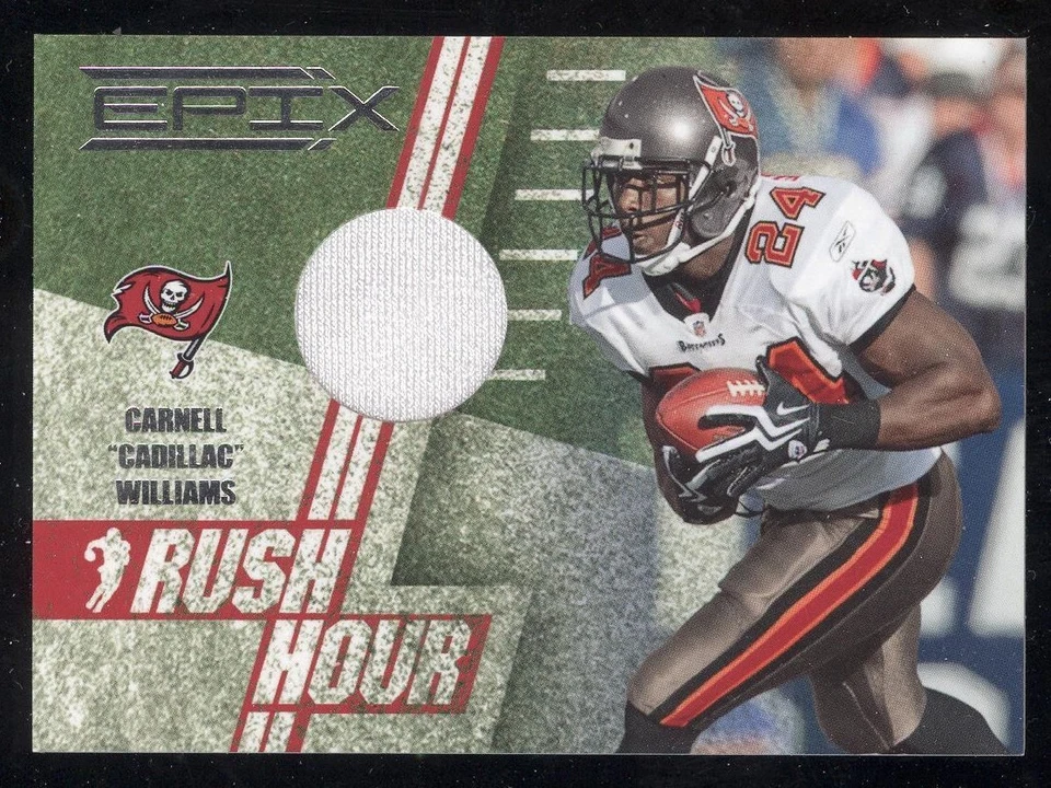 3 CADILLAC WILLIAMS 2010 Panini EPIX RUSH HOUR JERSEY/150 BUCCANEER NFL FOOTBALL - Image 1 of 2