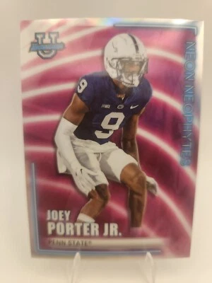 2022-23 Bowman's Best University - Neon Neophytes Joey Porter Jr. #NN-16 (RC) - Image 1 of 2