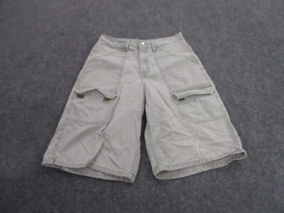 Vintage Levis Silvertab Shorts Boys XL 16 Gray Denim Jeans Cargo Work Youth - Image 1 of 4