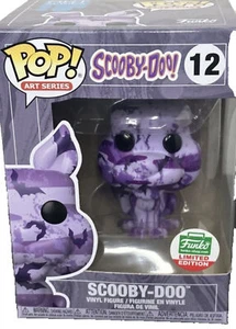 NEW!! Funko Pop! Scooby Doo #12 Purple Art Funko Shop Exclusive - Picture 1 of 5