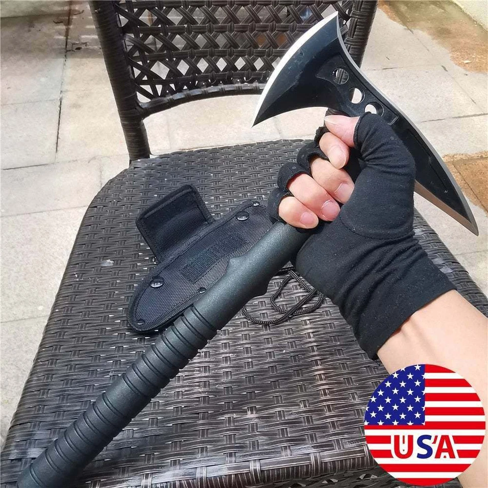 Stainless steel outdoor camping survival EDC multifunctional self-defense axe - Image 1 of 4