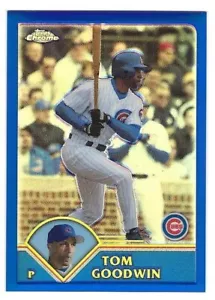 2003 Topps Chrome Traded Refractor #047 Tom Goodwin Chicago Cubs BV$4 - Picture 1 of 1