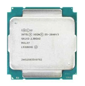 INTEL XEON E5-2699 V3 SR1XD 2.30GHz 45MB LGA2011-3 18-CORE CPU PROCESSOR - Picture 1 of 1