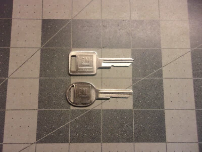 Llaves en blanco GM 1154606 y 1154607 Chevy Pontiac Z28 GTO 442 '69/'73/'77/'81 E H Foto 1 de 4