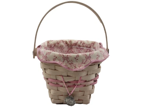 Longaberger 2001 Horizon of Hope Hexagon Shaped Basket w/ Liner & Protector Cover