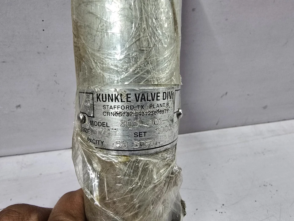 KUNKLE 803-A01-NO Safety Relief Valve 1/4 2000 PSIG - Image 1 of 4