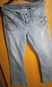 Vintage Mudd Bootcut Jeans Light Wash Denim Gr- 8 N ohne Etikett - Bild 1 von 6