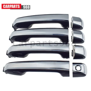 4Pcs Outer Door Handle Chrome Front Rear LH RH for Toyota 4Runner Lexus GX460 - Picture 1 of 8