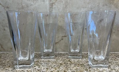 Juego de 4 vasos Highball RCR Crystal Fusion Bicchieri vasos de cóctel 13 oz Italia Foto 1 de 4