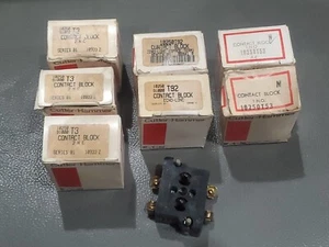 (8) NOS CUTLER HAMMER ASSORTMENT CONTACT BLOCKS 10250 T3 3pc, T53 2pc, T92 3pc - Picture 1 of 1