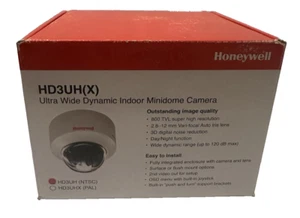 Cámara de red mini domo interior Honeywell HD3UH ultra ancha dinámica 800TVL nueva - Imagen 1 de 5