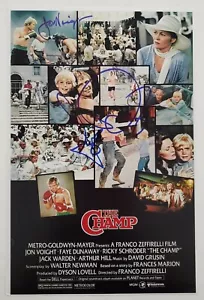 Faye Dunaway & Jon Voight Dual Signed The Champ 8x12 Photo Boxing Movie Rare RAD - Picture 1 of 1