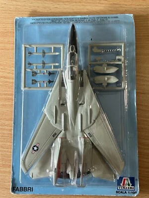 Fabbri Italeri 1:100 Scale AG-P037 F-14 Tomcat - New Sealed in Blister Pack - Image 1 of 2