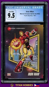 Iron Man 1992 Impel Marvel Universe #62 CGC 9,5 GEMA COMO NUEVO - Imagen 1 de 2