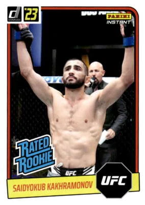 SAIDYOKUB KAKHRAMONOV RC SP 2023 Panini Instant /112 #34 Rated Rookie U ID:90324 - Image 1 of 2