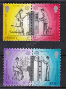EUROPA MNH STAMP SET 1979 JERSEY COMMUNICATIONS SG 204-207 - Picture 1 of 1