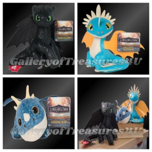 2025 Cómo entrenar a tu dragón 8" peluche sin dientes Deadly Nadder o Gronkle Berk - Imagen 1 de 5