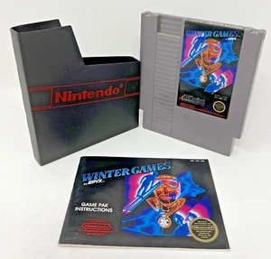 Cartucho y manual Winter Games (Nintendo Entertainment System) NES - Imagen 1 de 9