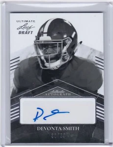 2021 Leaf Ultimate Draft Portrait B&W Silver Devonta Smith - Eagles 33/99 - Picture 1 of 1