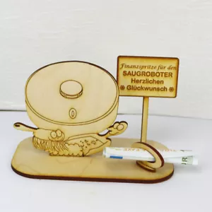 Gutschein Geldgeschenk Saugroboter - Geburtstag Dankeschön Weihnachten K98 - Bild 1 von 7