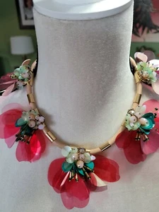KATE SPADE ♤ NEW YORK "VIBRANT LIFE" PINK MULTI NECKLACE NWT - Picture 1 of 11