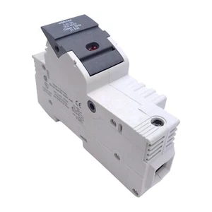 Wohner 31932 Sicherungshalter, Klasse J, 1-polig, 30A, 110-600VAC/DC, Hutschiene - Bild 1 von 7