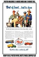 11x17 POSTER - 1951 Mack Trucks Best of Breed. Best in Show