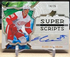 2022-23 SPx Rookie Superscripts Gold #SSRES Elmer Soderblom RC AUTO /25
