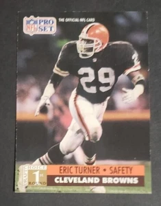 1991 NFL Pro Set Eric Turner S Cleveland Browns ***40% OFF 2 or MORE - Picture 1 of 2