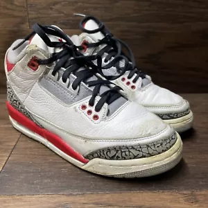 Nike Air Jordan 3 Retro Fire Red White Youth (DM0967-160) GS Size 4Y - Picture 1 of 17