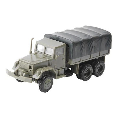 Caminhão militar faça você mesmo M35 modelo montado 1:72 simulação carruagem modelo militar - Imagem 1 de 4