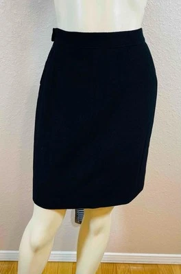 SONIA RYKIEL PARIS Black Wool Pencil Skirt Made in France Size - 42 - Image 1 of 4