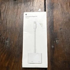 Genuine Apple OEM Lightning Digital AV Adapter MD826AM/A New In Box - Photo 1/3