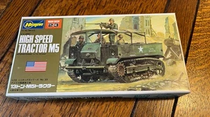 Hasegawa 1:72 High Speed Tractor M5 WW2 US Army Model Kit Sealed Bag - Picture 1 of 11